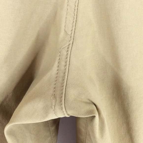 Eddie Bauer Chino Shorts Mens Size 42 Stretch Nylon Outdoor Travel - Picture 5 of 7